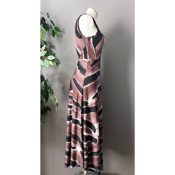 Rachel Comey Womens Silk Flowy Minimalist Sleeveless Split Midi Dress Size 4 - Picture 6 of 11